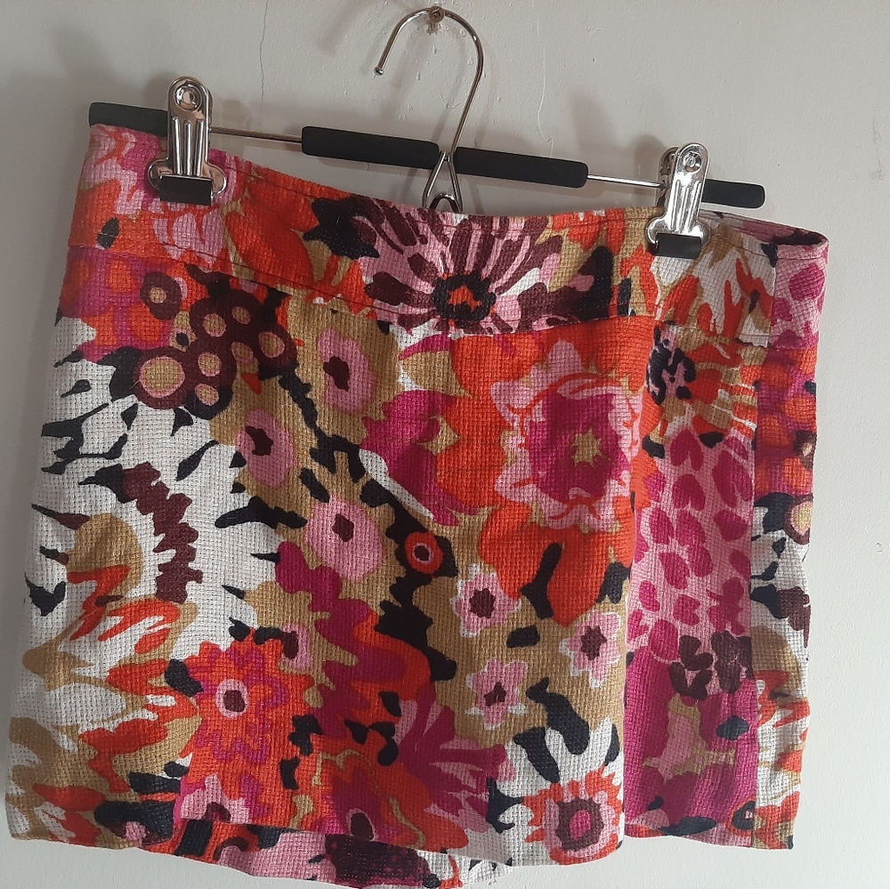 Dolce & Gabbana linen mini skirt